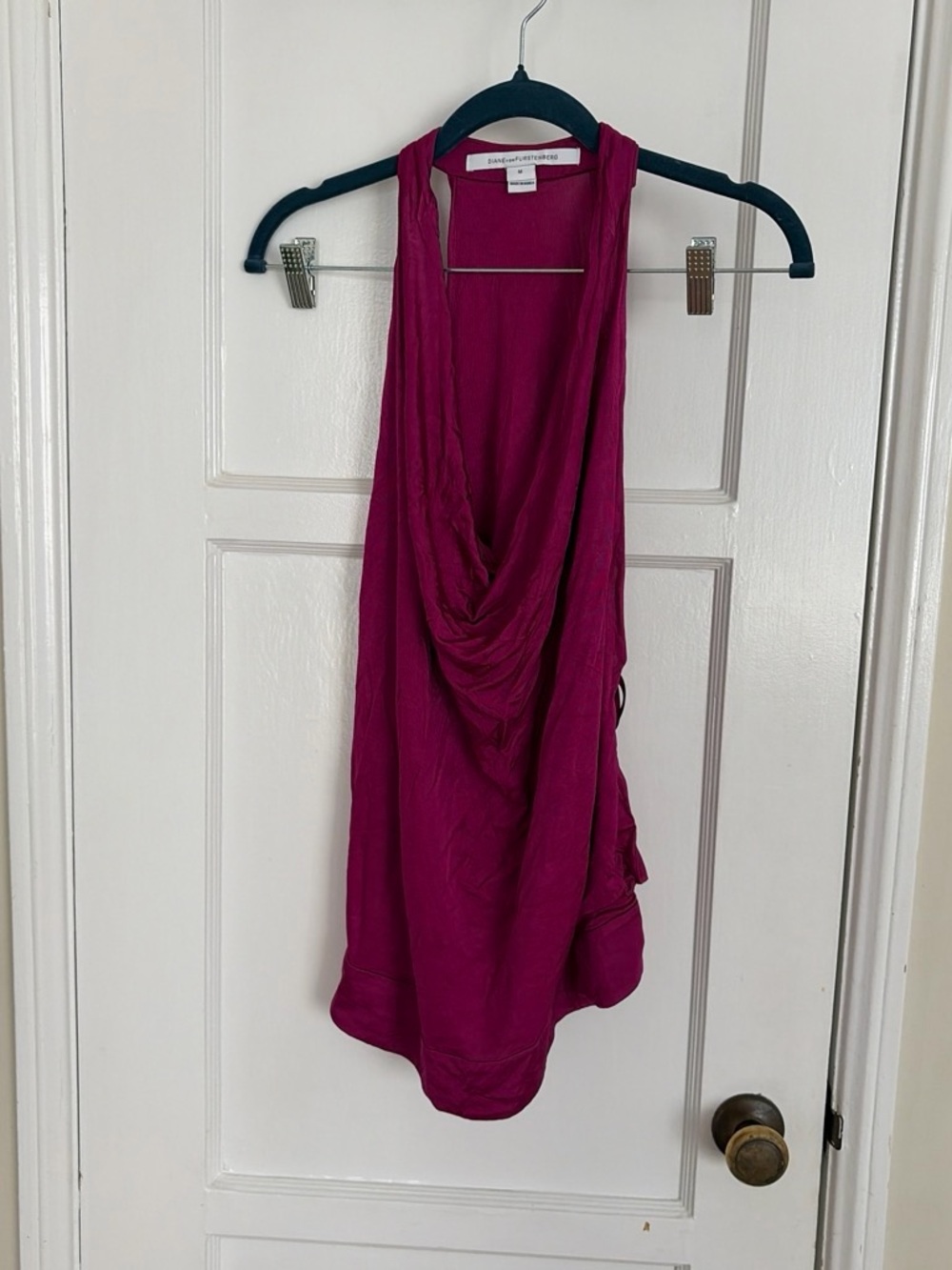 Diane Von Furstenberg Draped Tank Top
